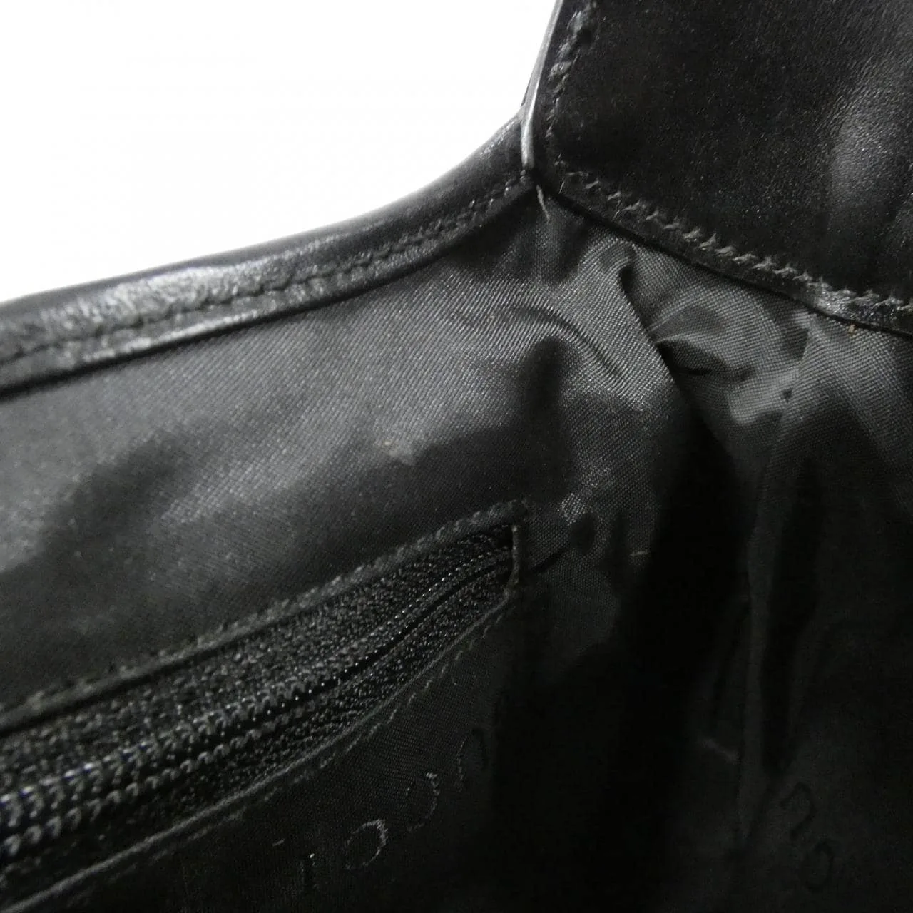 GUCCI 001 3306 肩背包 黑色 中古品A - 縮圖 10