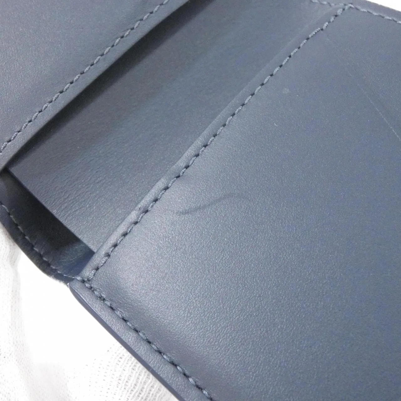 LOUIS VUITTON M83379 Coin Case Monogram 深藍色 Monogram 中古品A - 縮圖 5