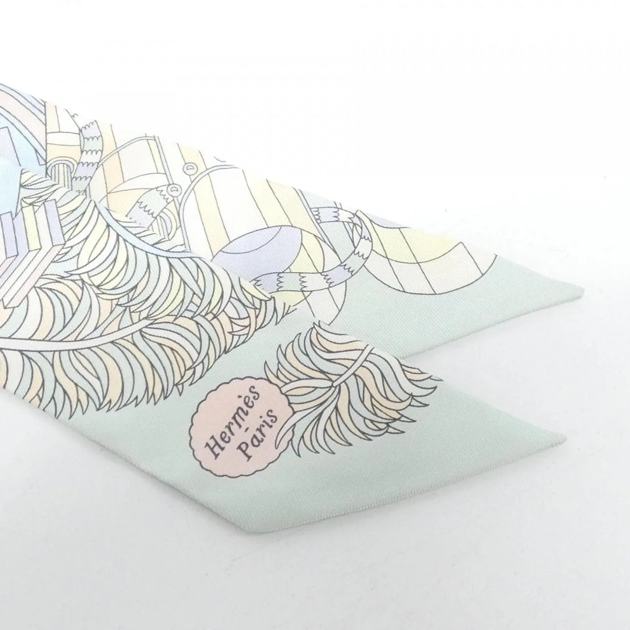 HERMES 063464S Scarf Orange Unused - Thumbnail 2