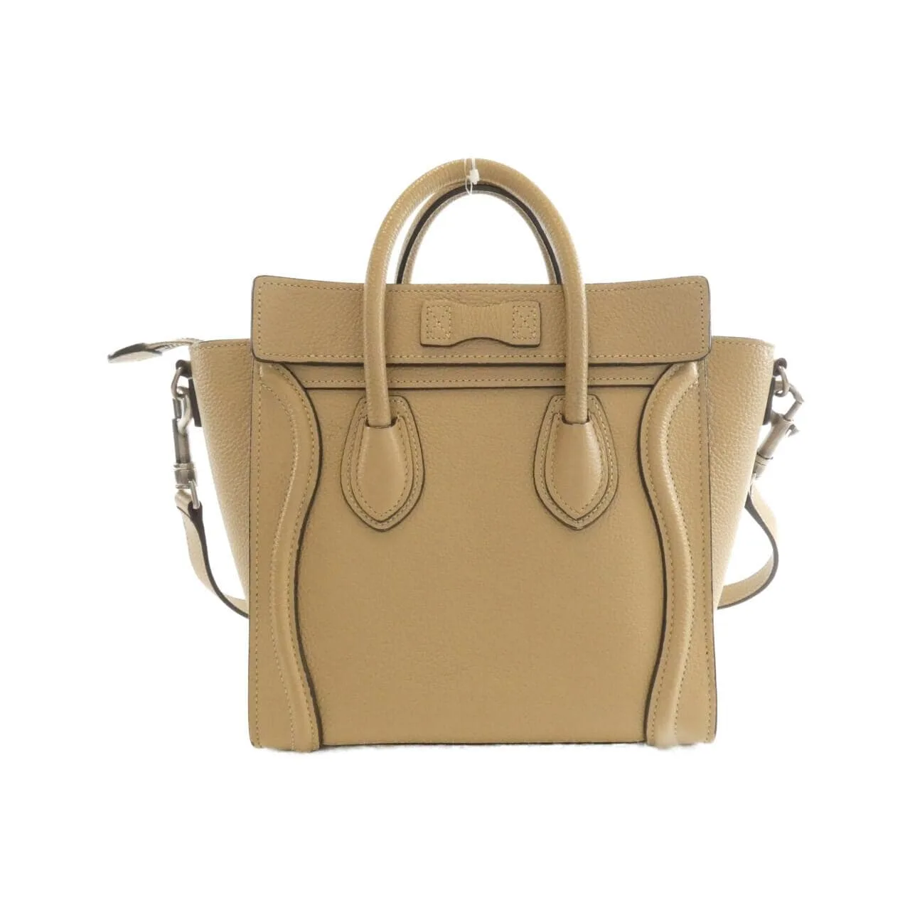 CELINE Luggage 189243DRU Handbag Black Rank A - Thumbnail 2