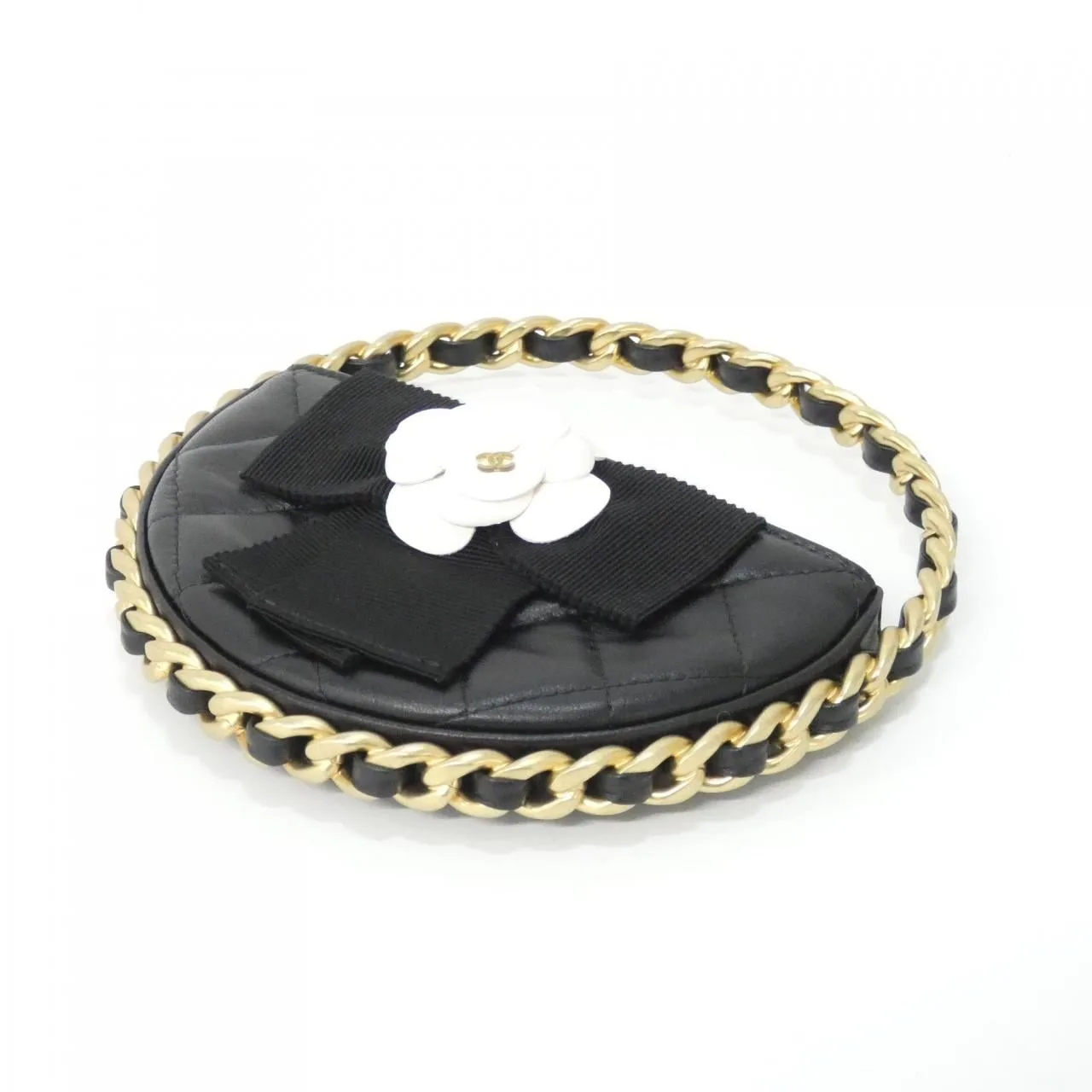 CHANEL Chanel 19 AP3584 Pouch Lambskin Black Lambskin Rank A - Thumbnail 3