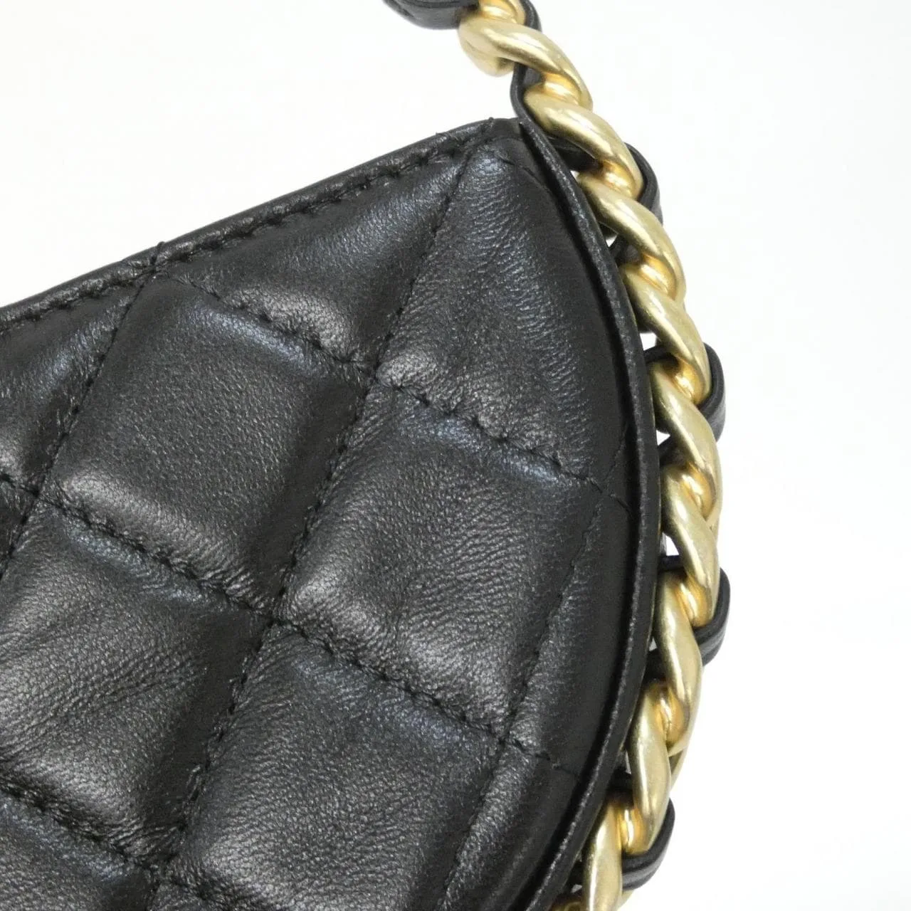 CHANEL Chanel 19 AP3584 Pouch Lambskin Black Lambskin Rank A - Thumbnail 5
