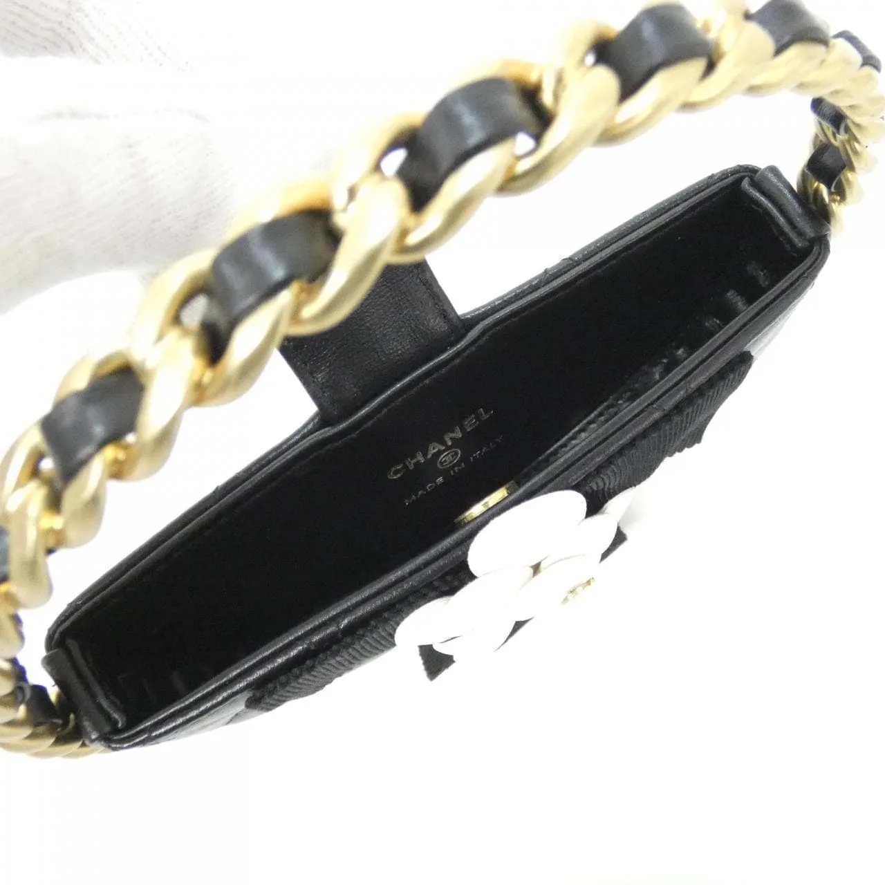 CHANEL Chanel 19 AP3584 Pouch Lambskin Black Lambskin Rank A - Thumbnail 7