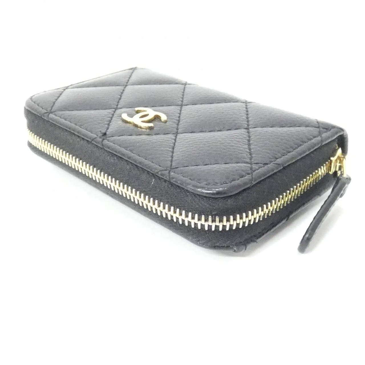 CHANEL Timeless Classic AP0216 Coin Case Grained Calfskin Black Grained Calfskin Rank A - Thumbnail 3