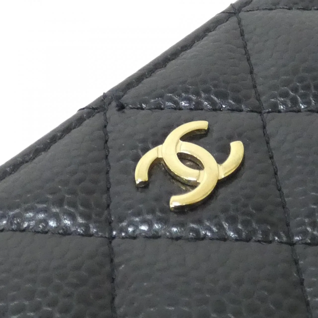 CHANEL Timeless Classic AP0216 Coin Case Grained Calfskin Black Grained Calfskin Rank A - Thumbnail 7