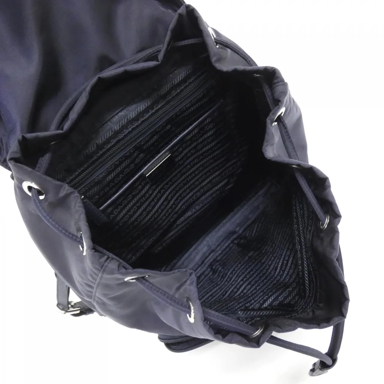 PRADA 1BZ005 Backpack Blue Rank A - Thumbnail 7