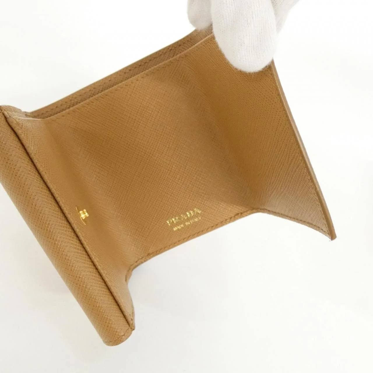 PRADA 1MH042 Wallet 黑色 中古品A - 縮圖 3