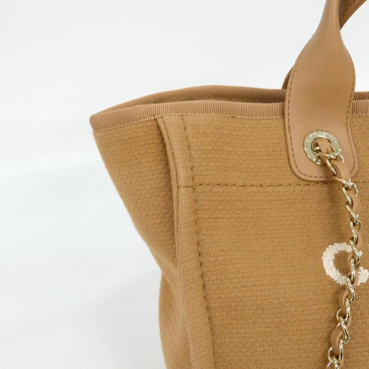 CHANEL Deauville AS3257 Handbag Brown - Thumbnail 4