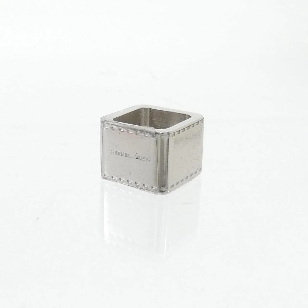 HERMES 603613S Scarf 銀色 中古品A - 縮圖 2