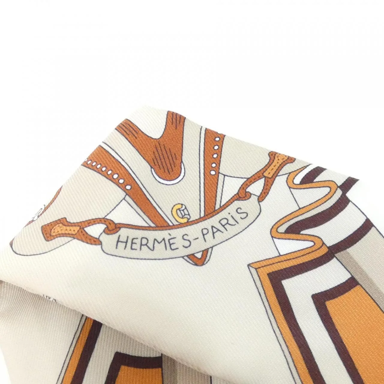 HERMES 062842S Scarf Black Rank A - Thumbnail 3
