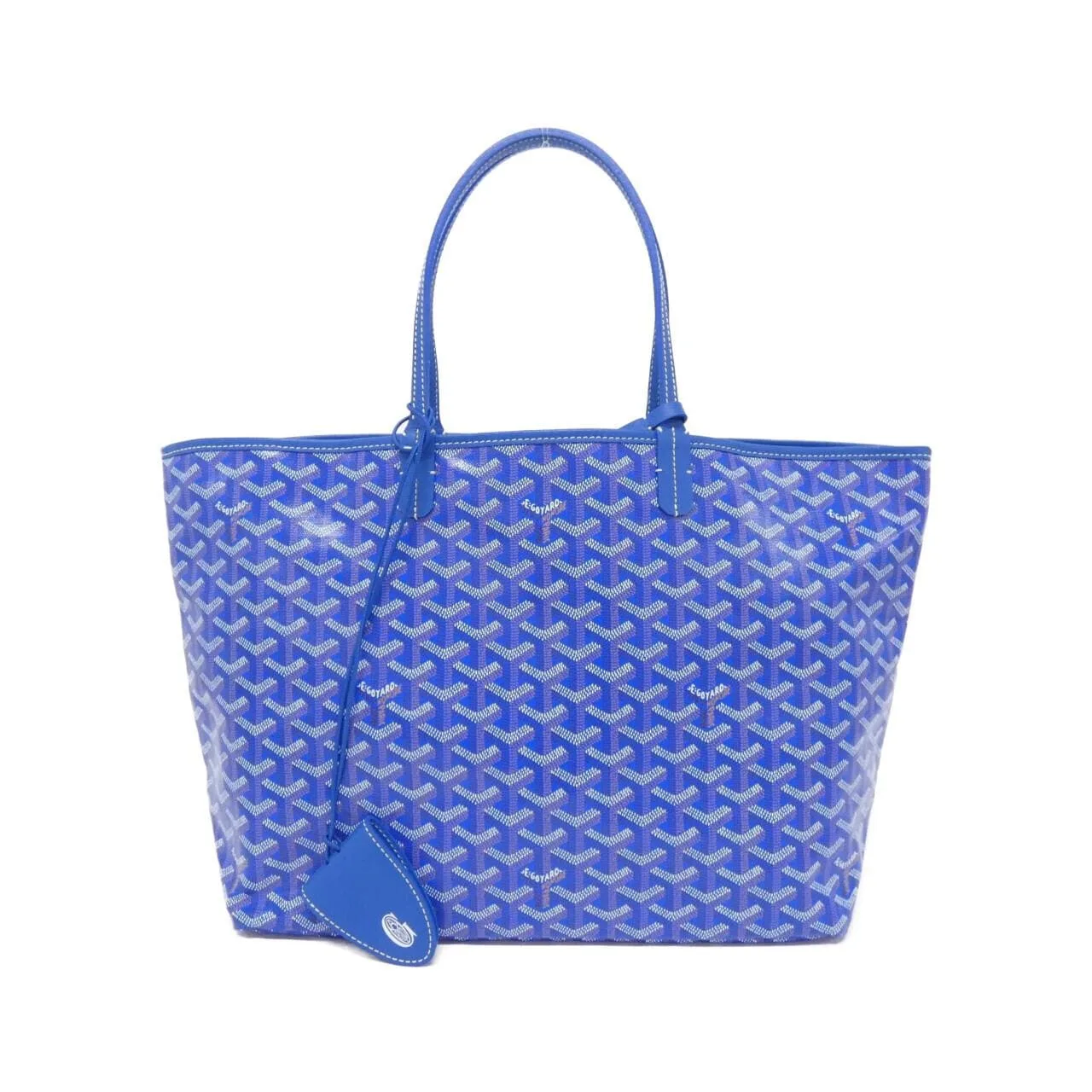 GOYARD Saint Louis AMA LOUIS PM Tote Canvas Blue