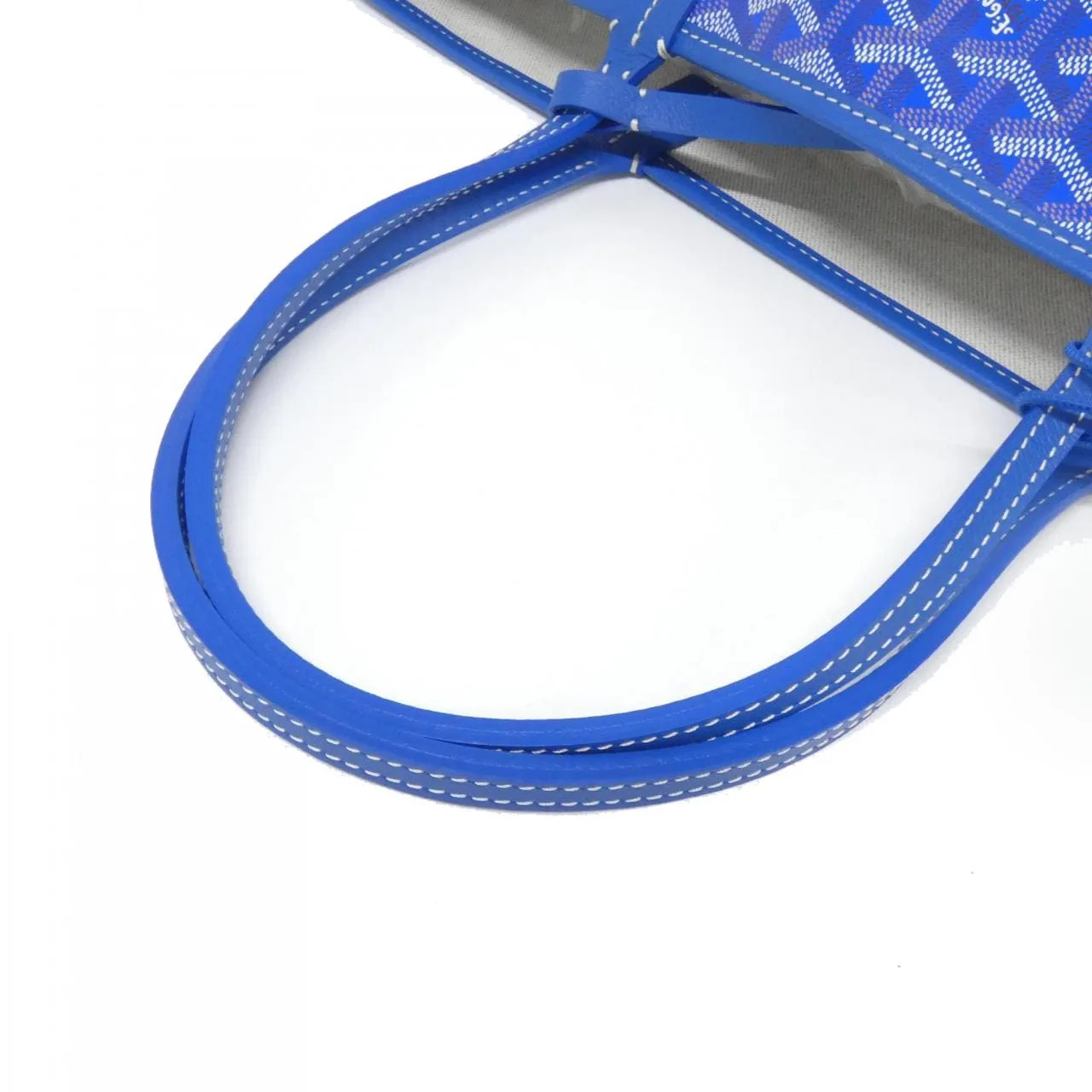 GOYARD Saint Louis AMA LOUIS PM Tote Canvas 藍色 帆布 未使用品 - 縮圖 4