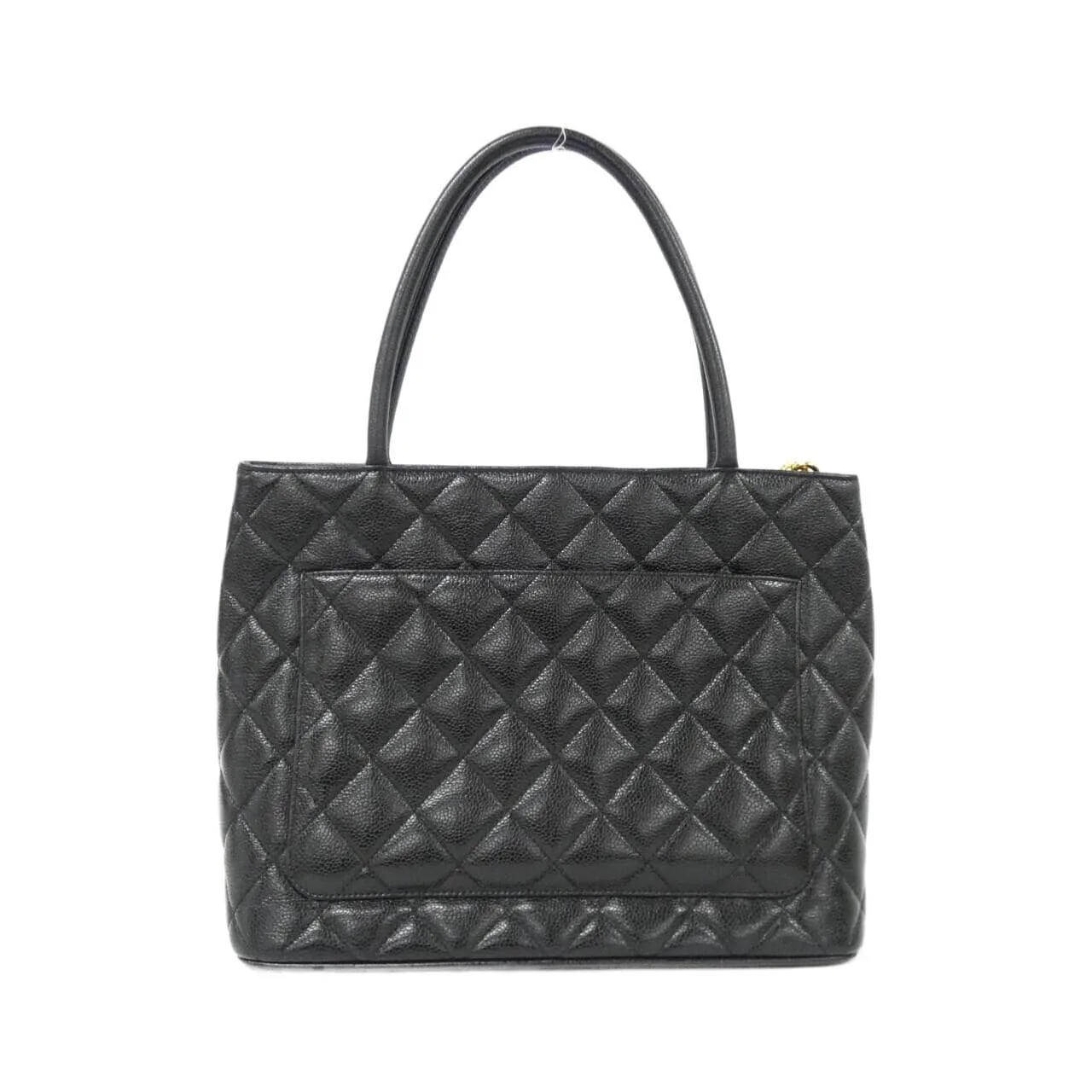 CHANEL Matelasse 1804 Handbag Grained Calfskin Black Grained Calfskin Rank A - Thumbnail 2