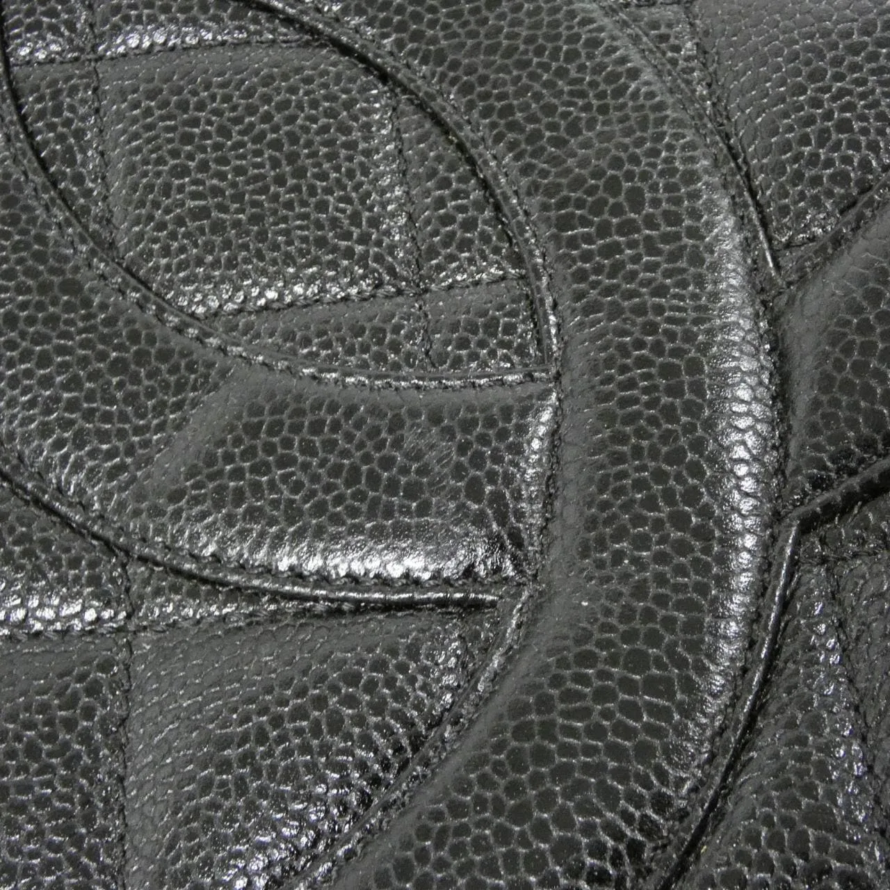 CHANEL Matelasse 1804 Handbag Grained Calfskin Black Grained Calfskin Rank A - Thumbnail 4