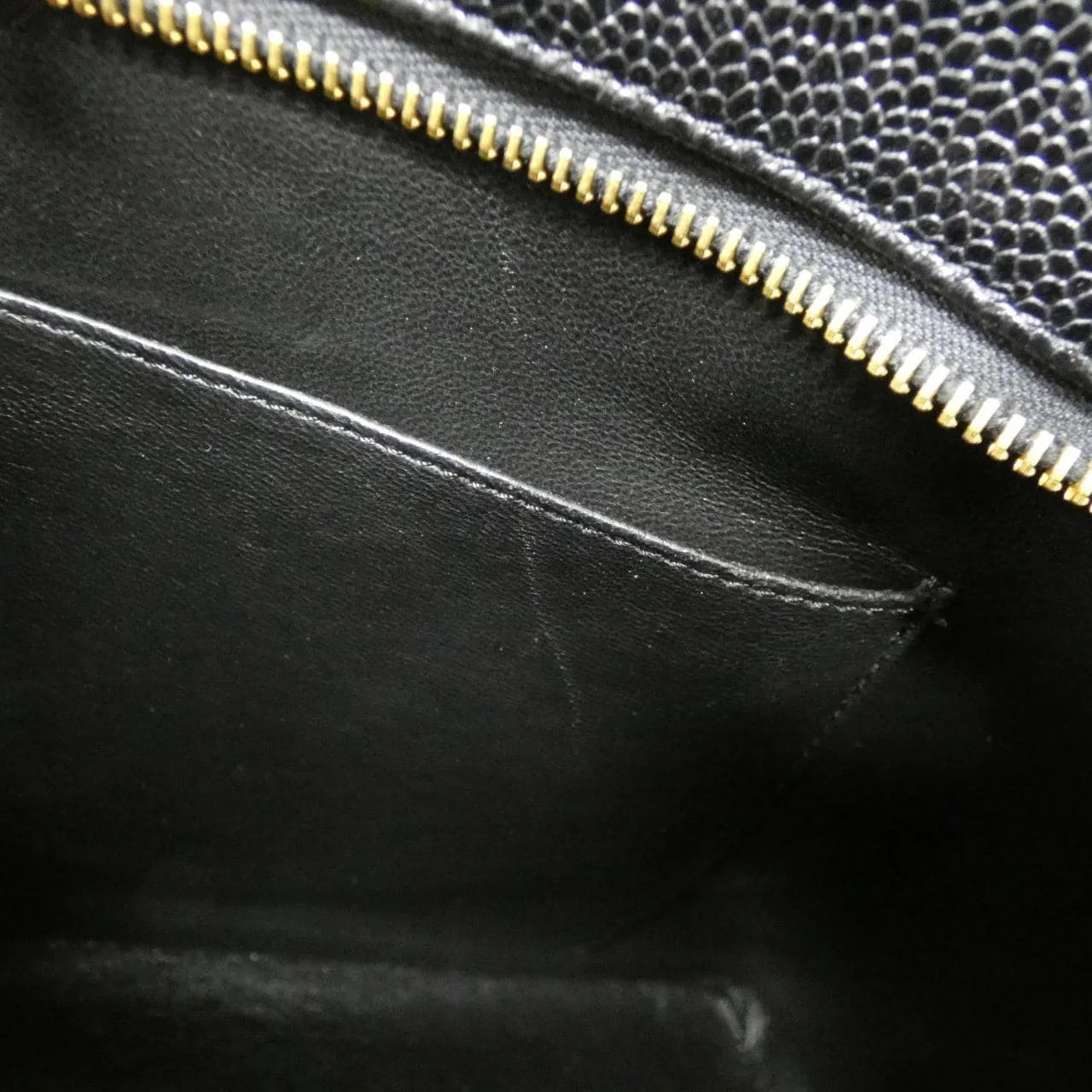 CHANEL Matelasse 1804 Handbag Grained Calfskin Black Grained Calfskin Rank A - Thumbnail 9