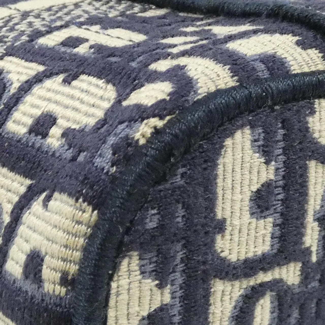 DIOR Book Tote S5417VRIW Handbag Canvas 黑色 帆布 中古品A - 縮圖 3