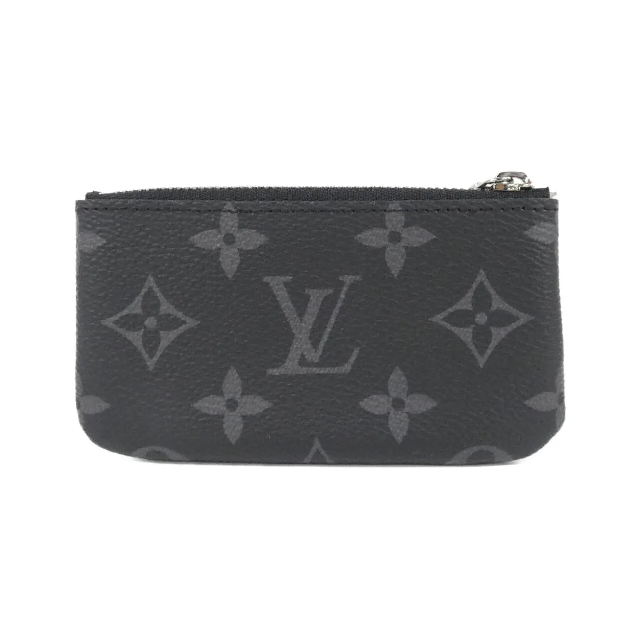 LOUIS VUITTON Pochette M80905 Coin Case Monogram 黑色 Monogram 中古品A - 縮圖 2
