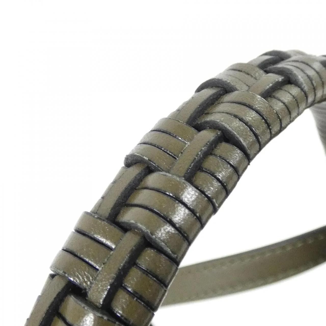 LOEWE Balloon A717S74X02 Tote Lambskin 綠色 羊皮 中古品A - 縮圖 5