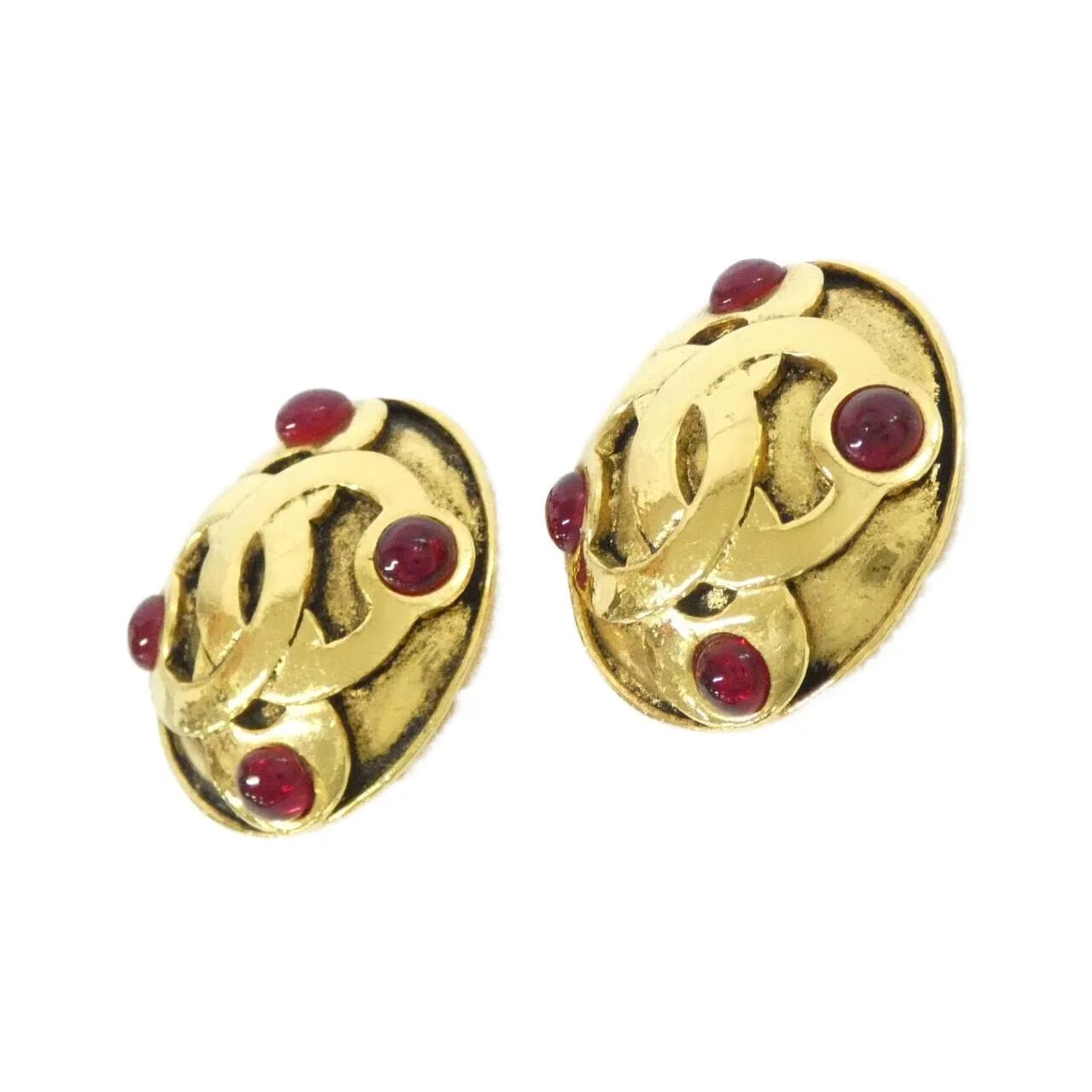 CHANEL Accessories 紅色 中古品A - 縮圖 2