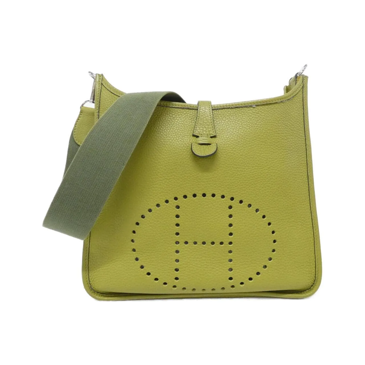 HERMES Evelyne 038084CK Shoulder Clemence Black