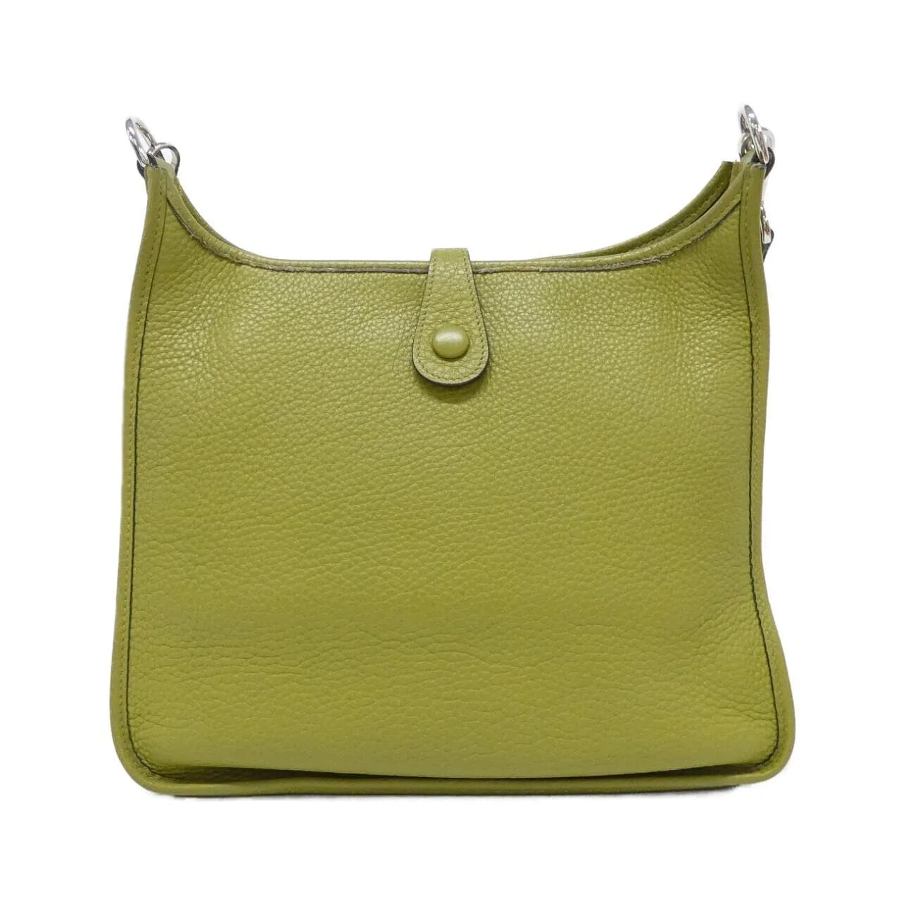 HERMES Evelyne 038084CK Shoulder Clemence 黑色 Clemence 皮 中古品B - 縮圖 2