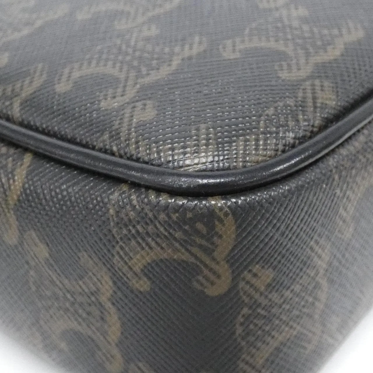 CELINE 197202DND Shoulder Canvas 黑色 帆布 中古品A - 縮圖 2