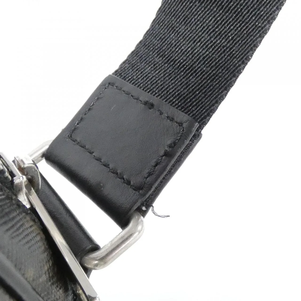 CELINE 197202DND Shoulder Canvas 黑色 帆布 中古品A - 縮圖 4