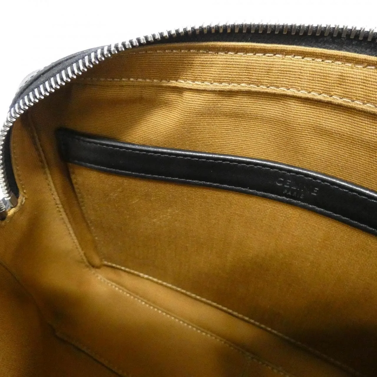 CELINE 197202DND Shoulder Canvas 黑色 帆布 中古品A - 縮圖 6