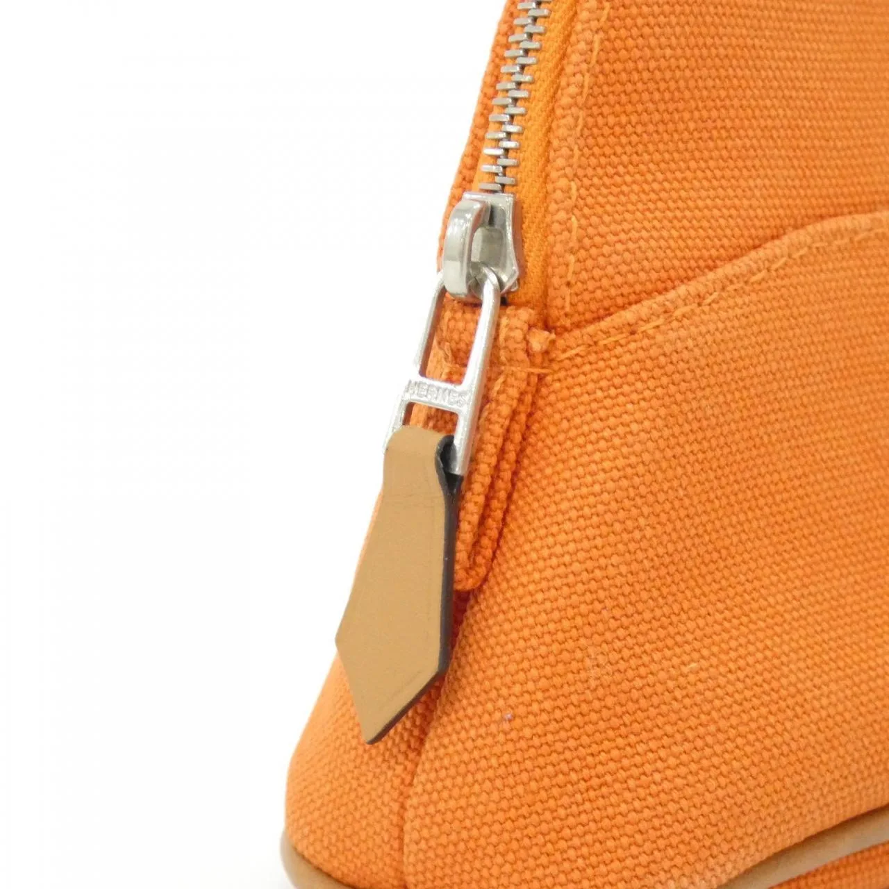 HERMES Bolide 103772M Pouch Canvas Orange Canvas Rank A - Thumbnail 5