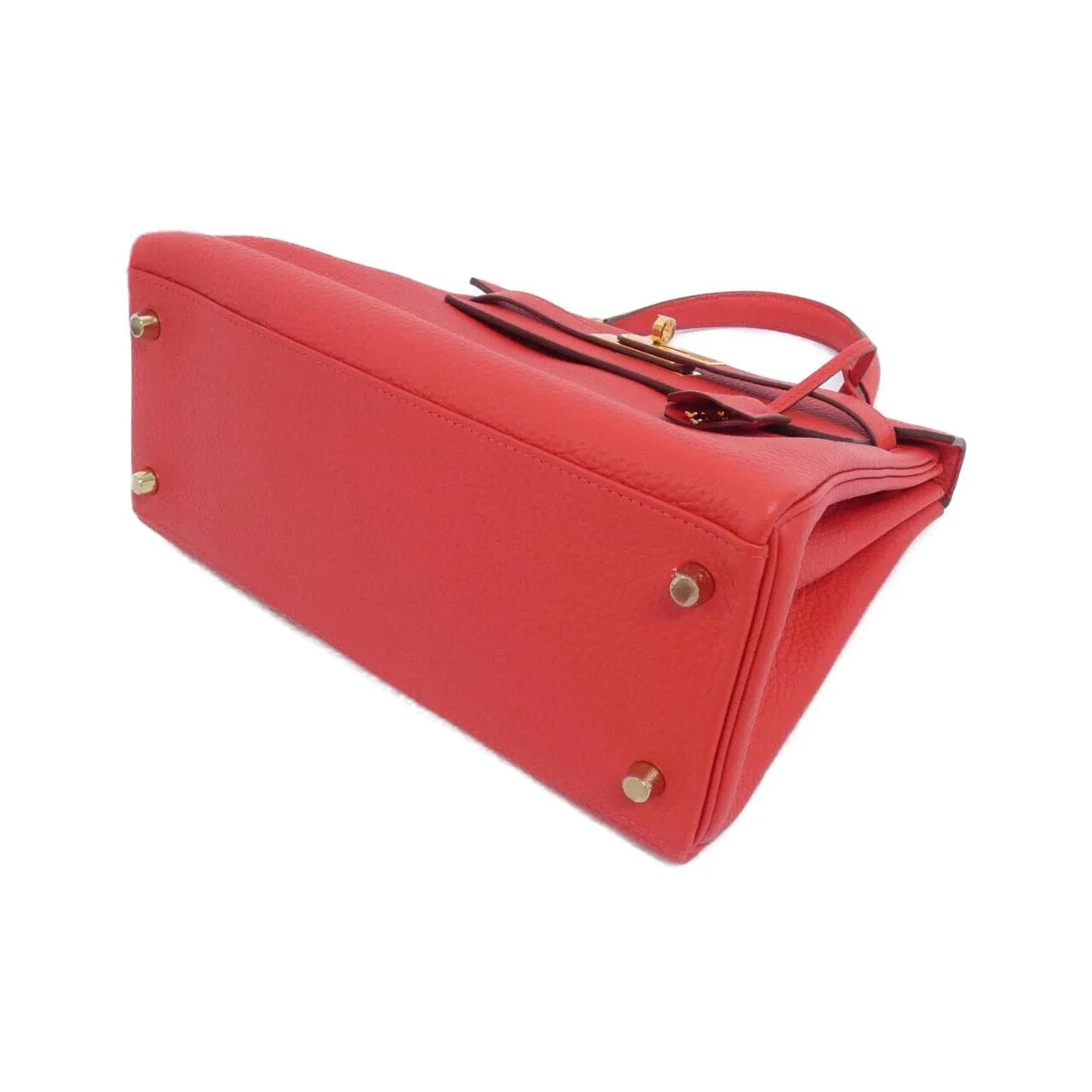 HERMES Kelly 027630CC Handbag Togo Rouge Togo 牛皮 未使用品 - 縮圖 3