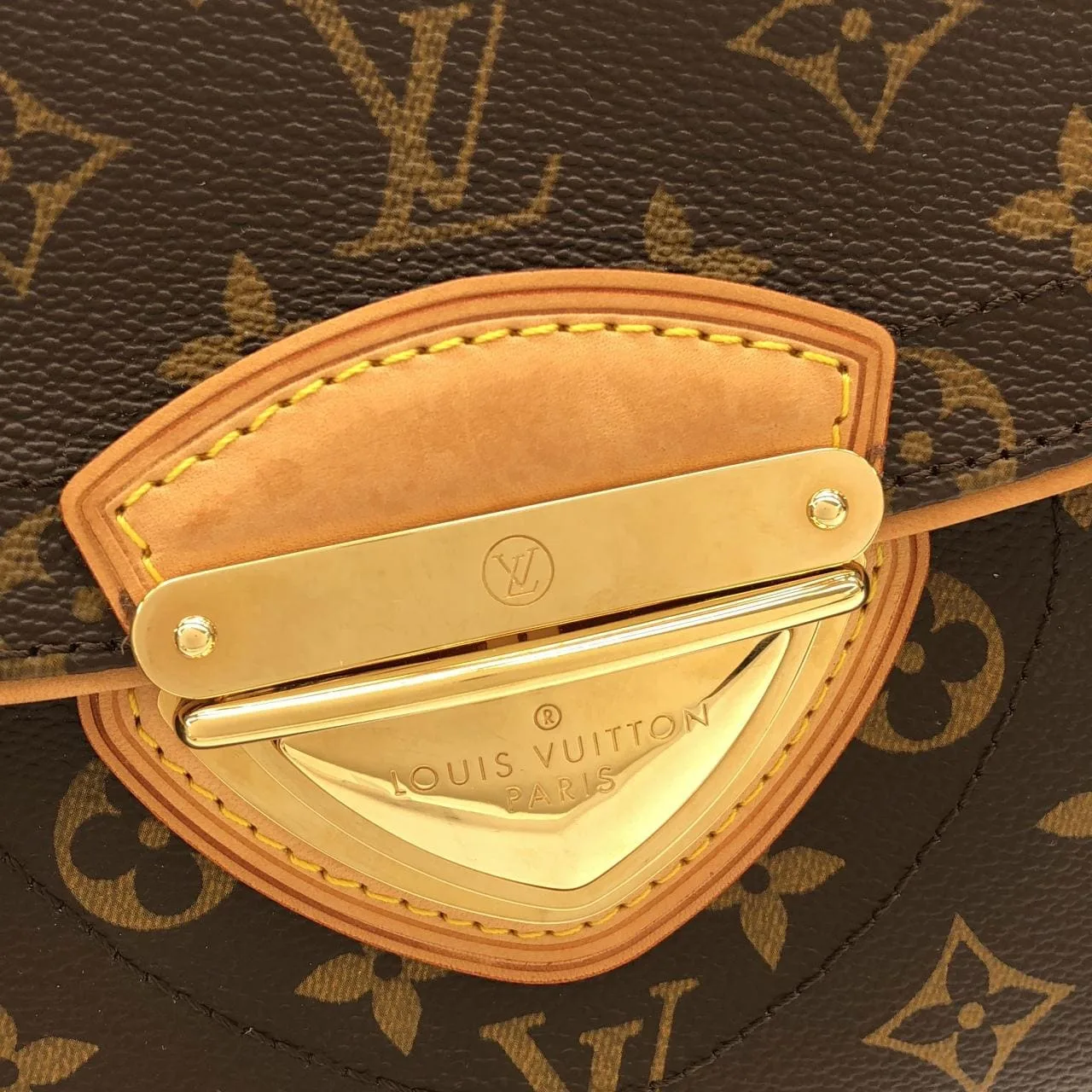 LOUIS VUITTON M40121 Shoulder Monogram 黑色 Monogram 中古品A - 縮圖 6