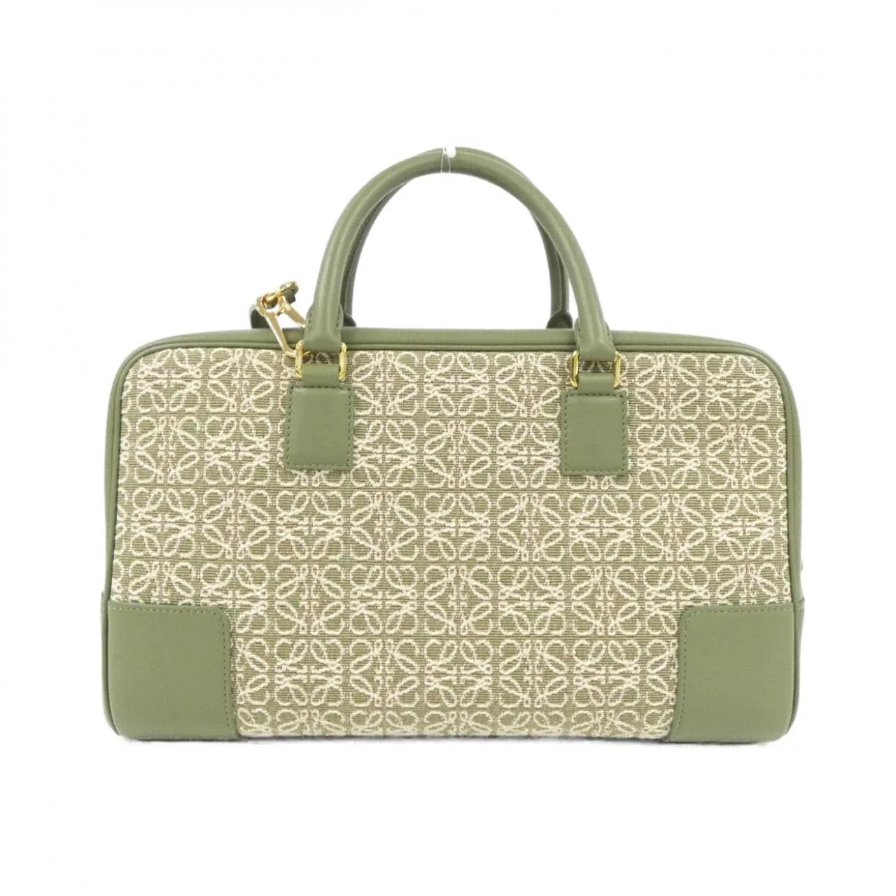 LOEWE Amazona A039N08X02 Handbag Canvas Black Canvas Rank A - Thumbnail 2