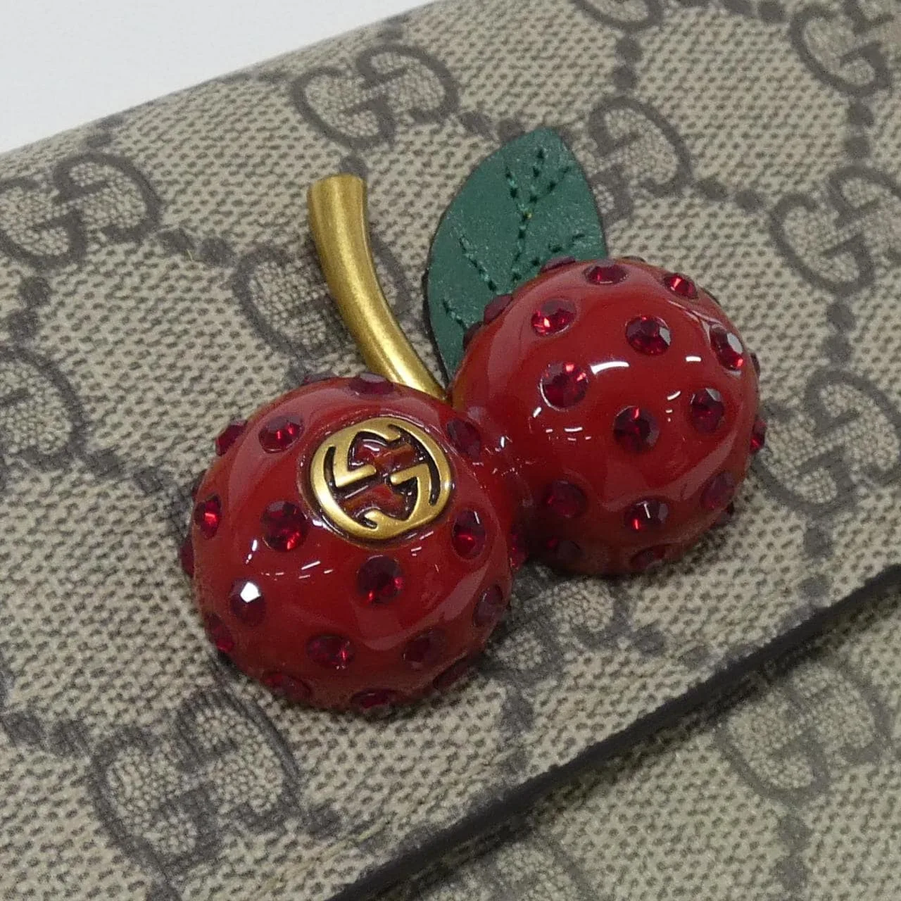 GUCCI 481291 K9GXT Shoulder Canvas 黑色 帆布 中古品A - 縮圖 4