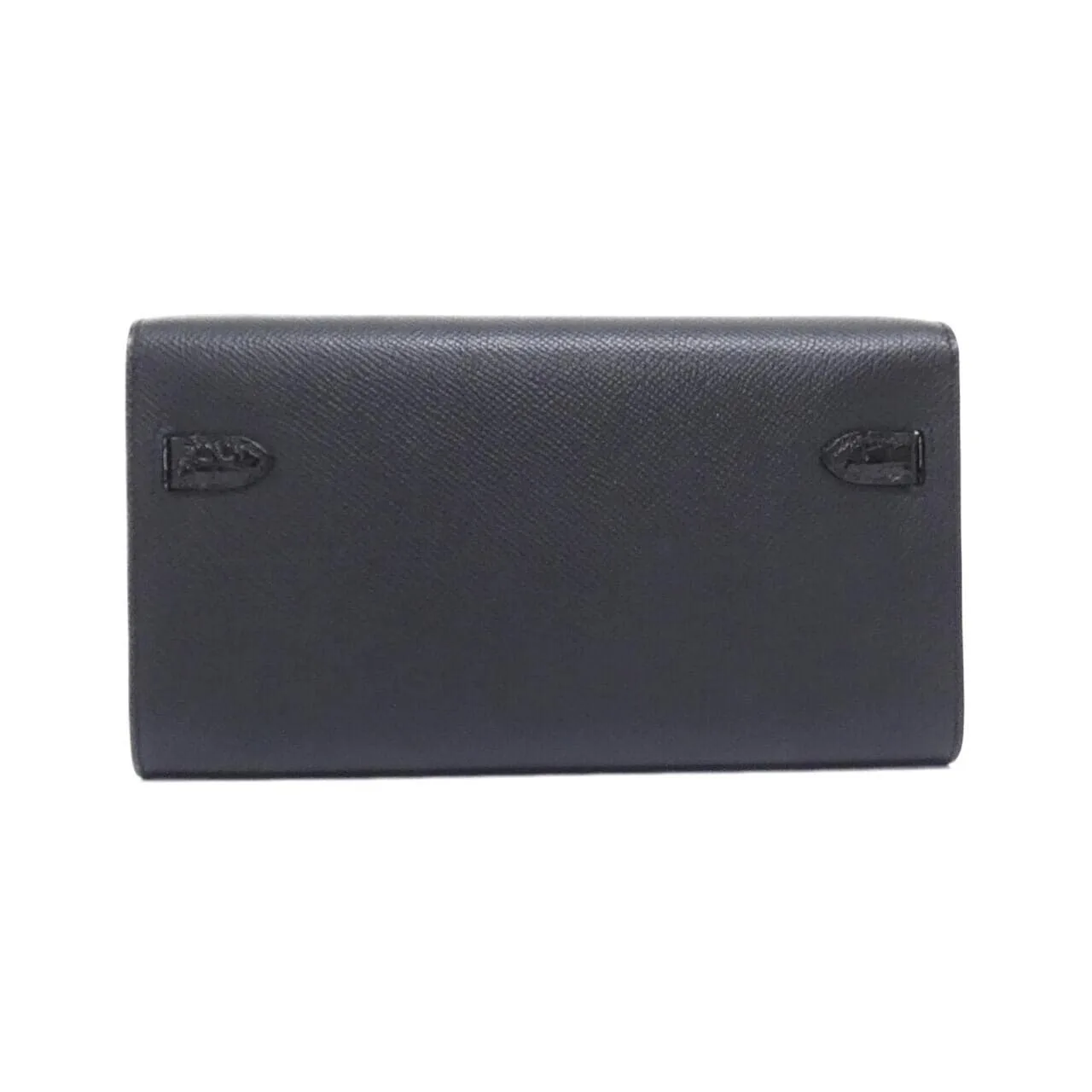 HERMES Kelly 082210CK Wallet Epsom Black Epsom Leather Rank A - Thumbnail 2