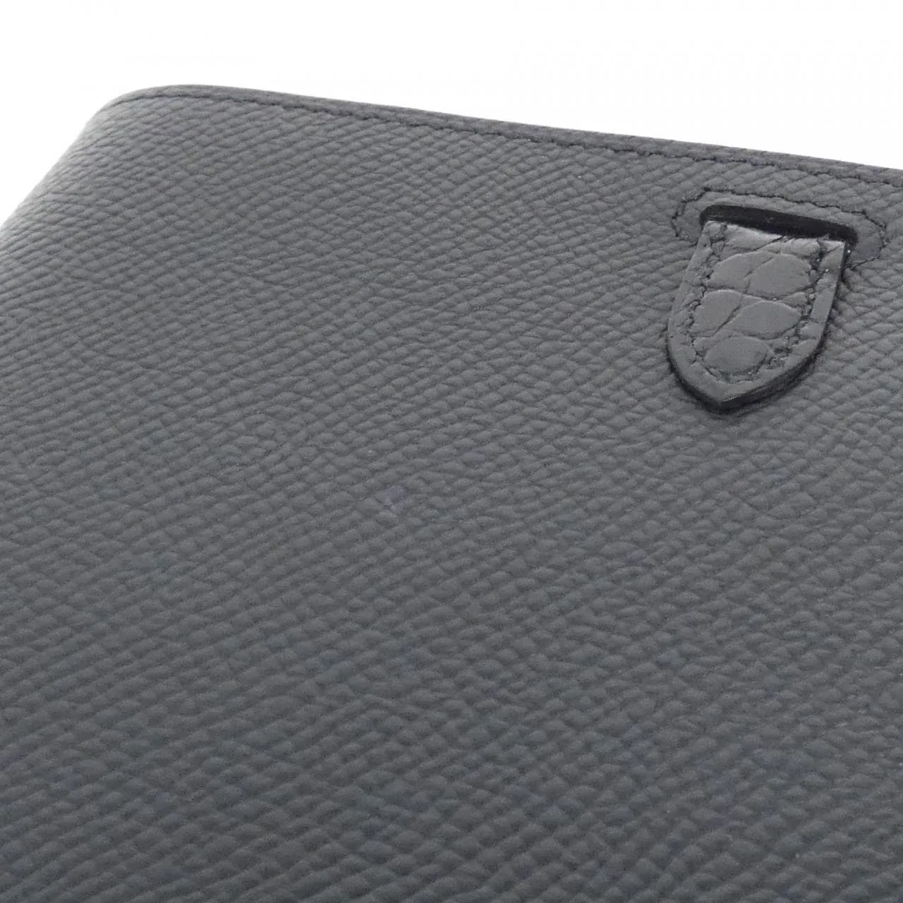 HERMES Kelly 082210CK Wallet Epsom Black Epsom Leather Rank A - Thumbnail 6