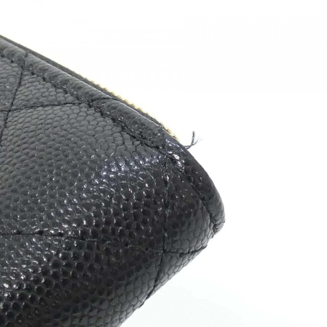 CHANEL AP5082 Wallet Grained Calfskin Black Grained Calfskin Rank A - Thumbnail 4