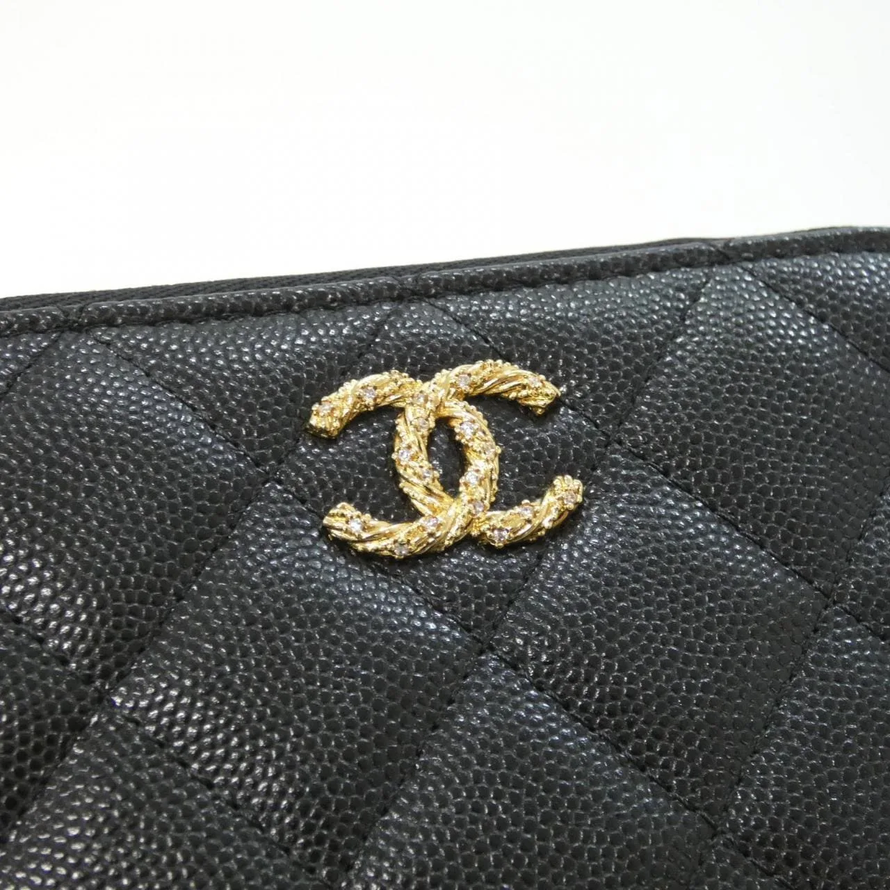CHANEL AP5082 Wallet Grained Calfskin Black Grained Calfskin Rank A - Thumbnail 5