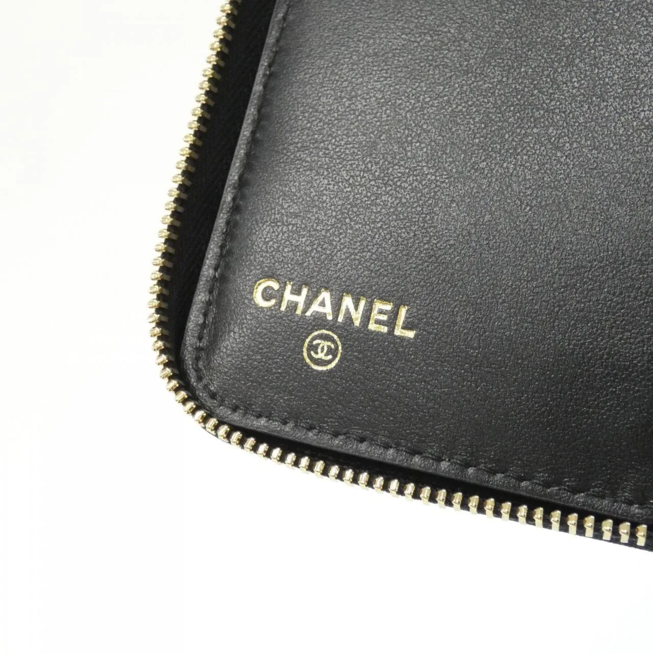 CHANEL AP5082 Wallet Grained Calfskin Black Grained Calfskin Rank A - Thumbnail 8