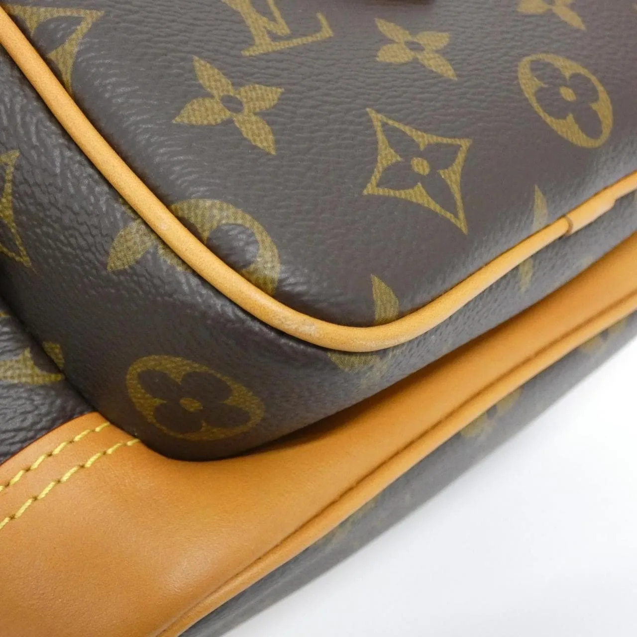 LOUIS VUITTON M14017 Handbag Monogram 黑色 Monogram 中古品A - 縮圖 4
