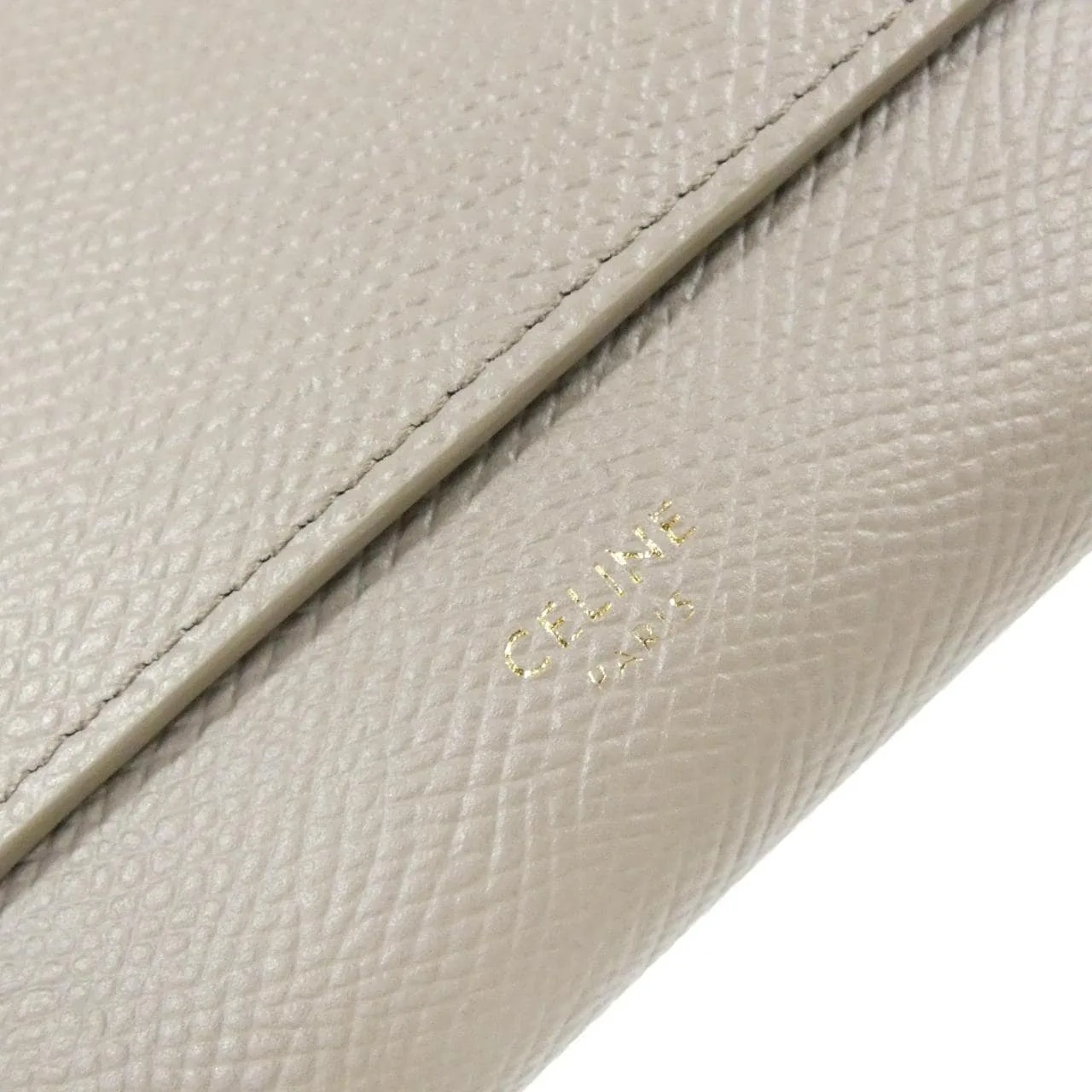 CELINE 10B573BEL Wallet 灰色 中古品A - 縮圖 3