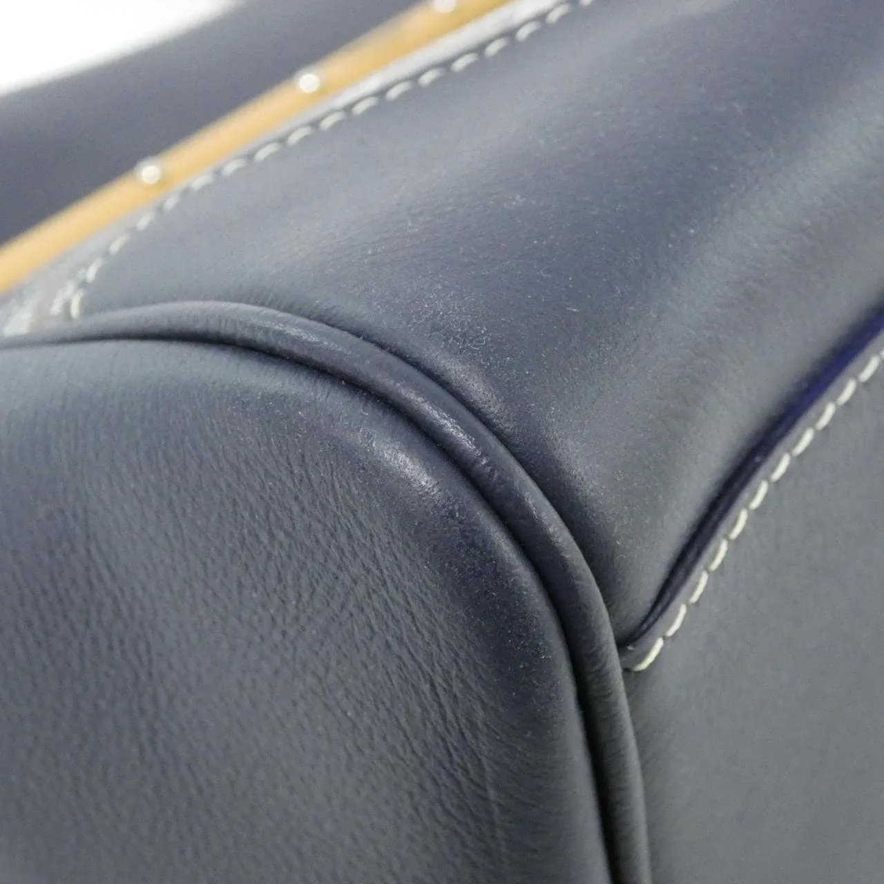 GOYARD Saigon Tote Canvas 黑色 帆布 中古品A - 縮圖 3