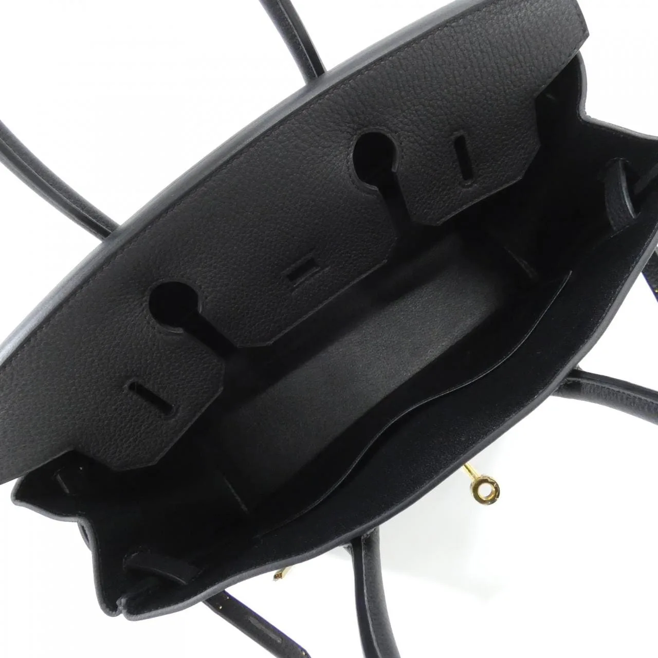 HERMES Birkin 027633CC Handbag Togo 黑色 Togo 牛皮 未使用品 - 縮圖 6