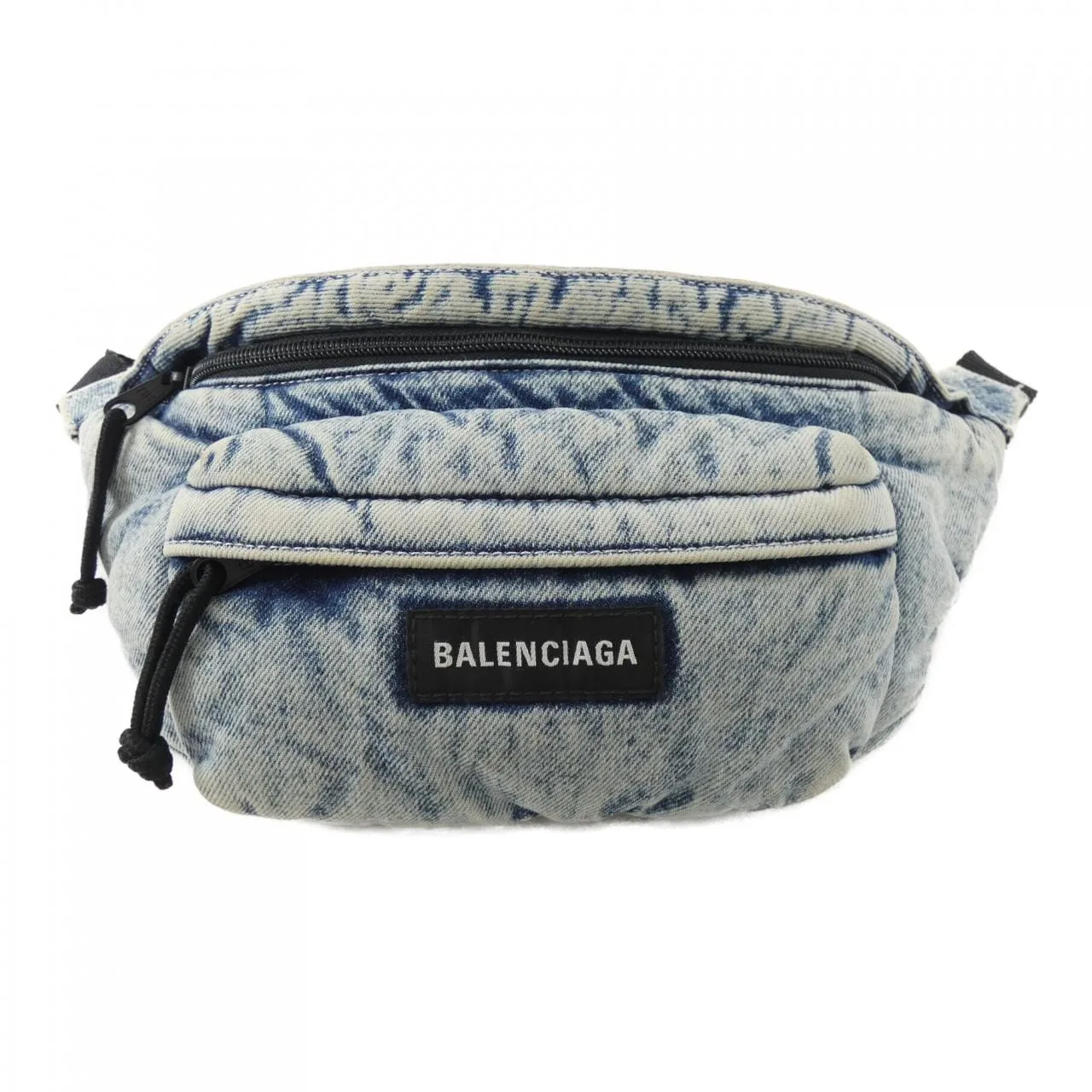 BALENCIAGA 755803 2AAHB Belt Denim Blue