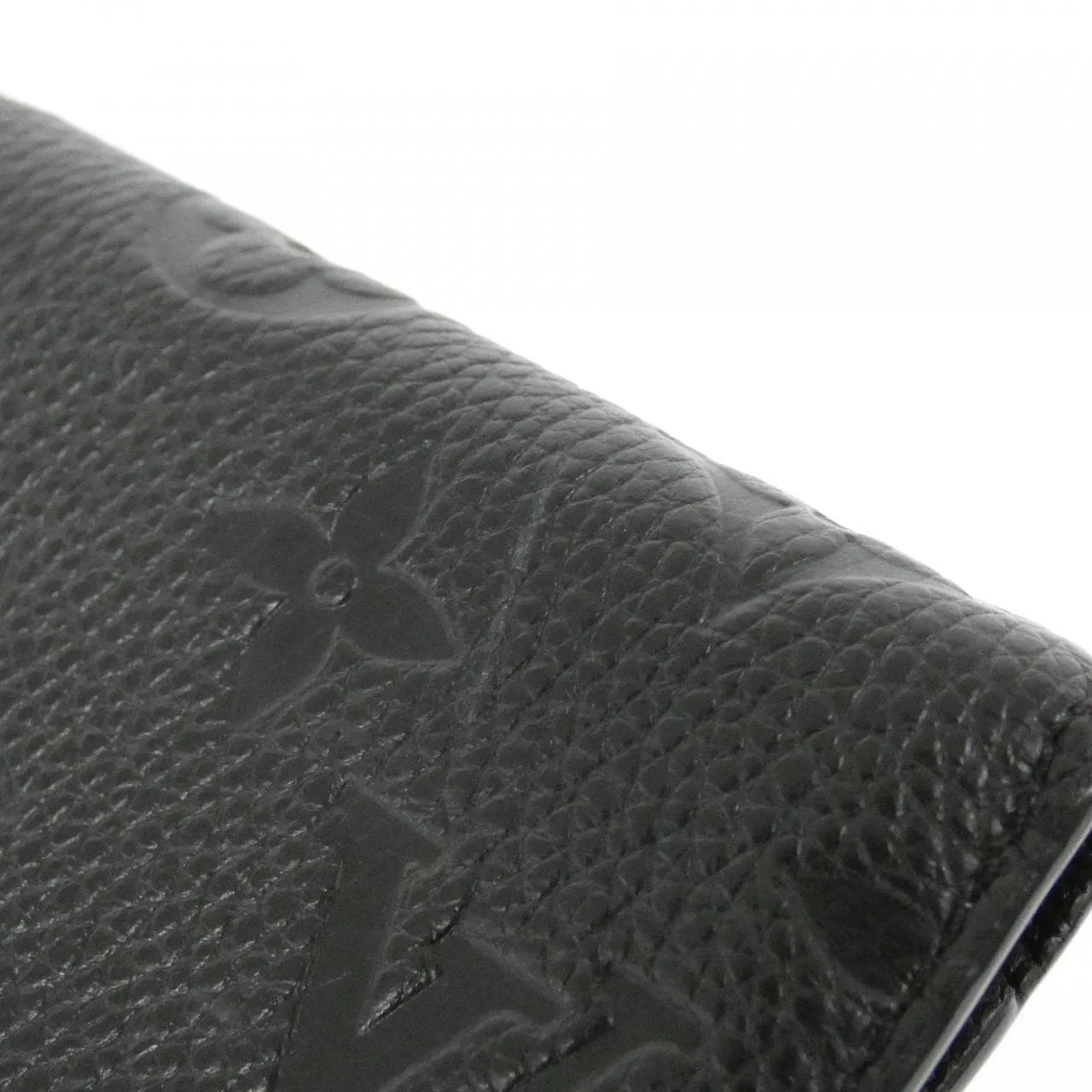 LOUIS VUITTON M64060 Wallet Monogram 黑色 Monogram 中古品A - 縮圖 3