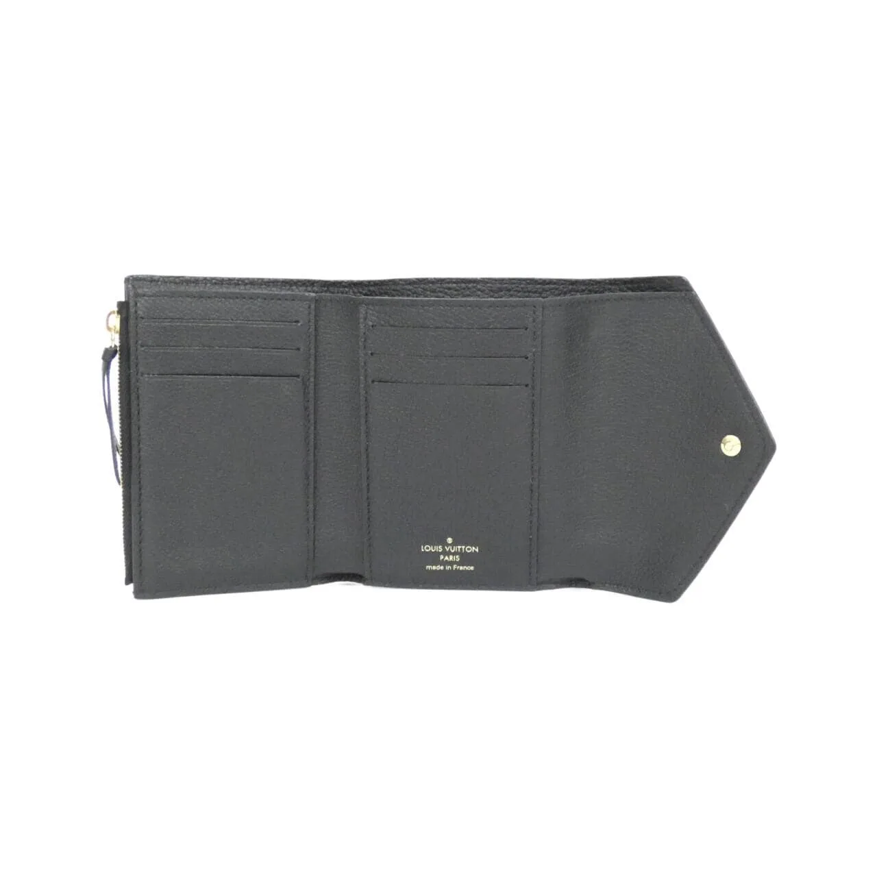 LOUIS VUITTON M64060 Wallet Monogram 黑色 Monogram 中古品A - 縮圖 5