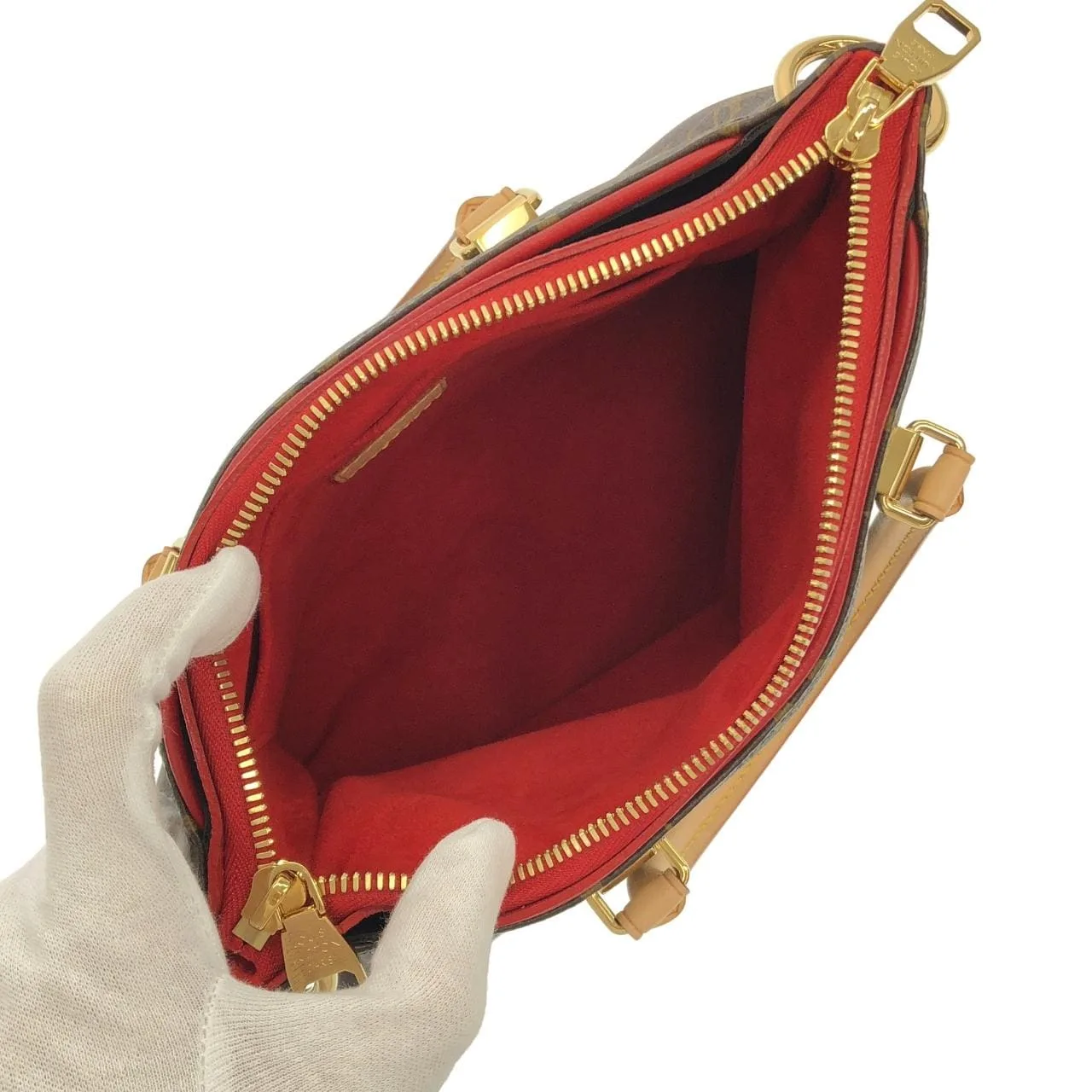 LOUIS VUITTON M41241 Handbag Monogram 黑色 Monogram 中古品A - 縮圖 7