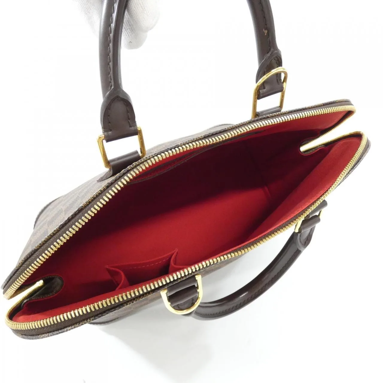 LOUIS VUITTON Alma N51131 Handbag Damier Black Damier Rank A - Thumbnail 8