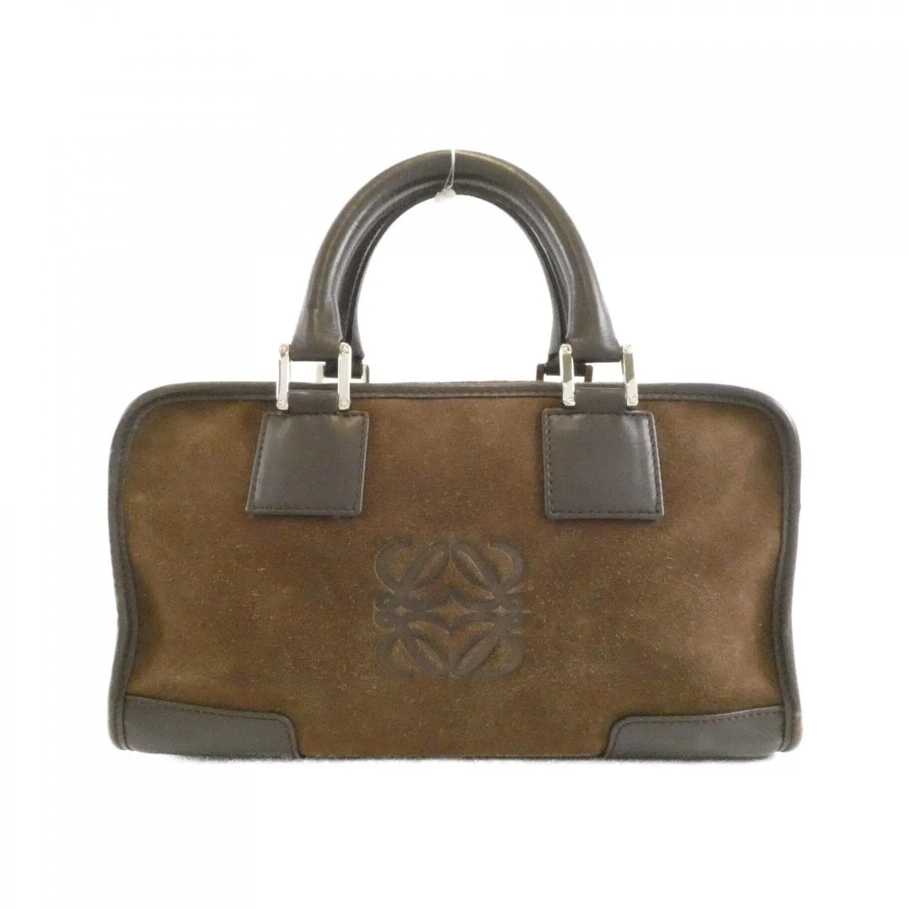 LOEWE Amazona Handbag Brown Rank B - Thumbnail 2