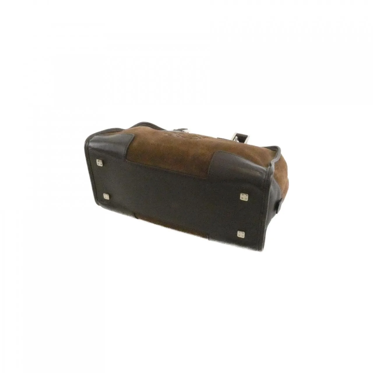 LOEWE Amazona Handbag Brown Rank B - Thumbnail 3