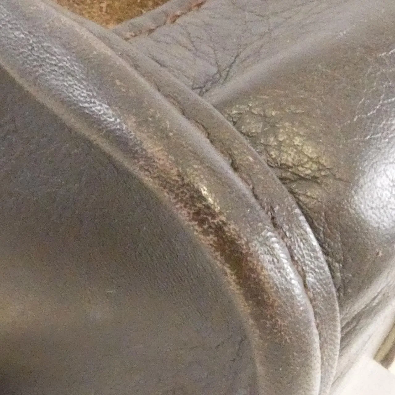 LOEWE Amazona Handbag Brown Rank B - Thumbnail 4